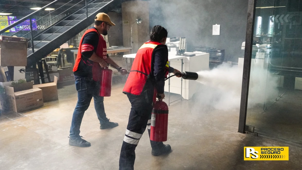 Simulacro de incendio